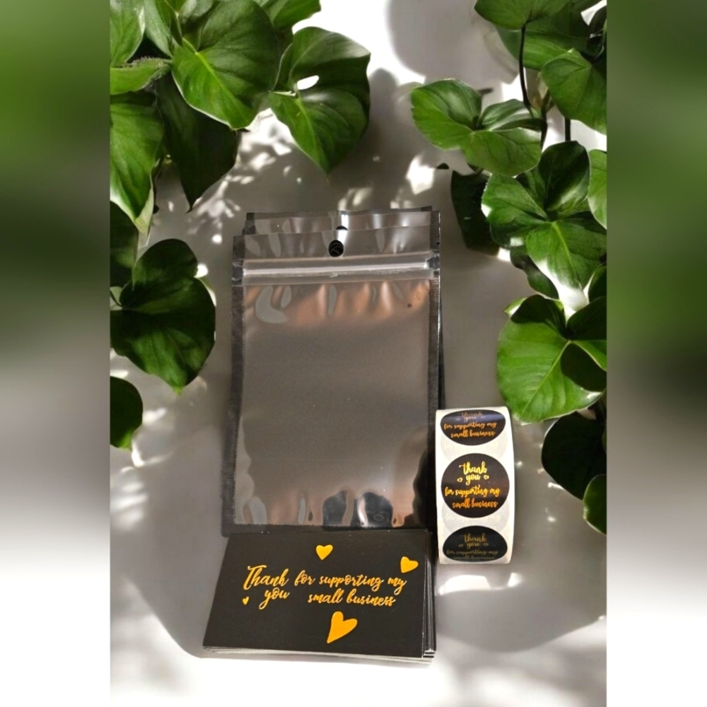 Thank You Cards and Stickers Bundle